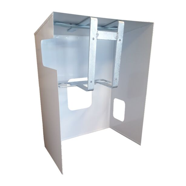 AL425 Gas Meter Cover, Top Plate + Meter Bracket