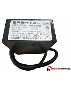 Brahma TC1LVCA Electronic Ignition Transformer