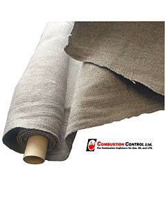 Ceramic Cloth fibre Inconel reinforced 1m wide sold PM