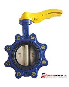 Lug Butterfly Valve DN100 PN16 gas rated
