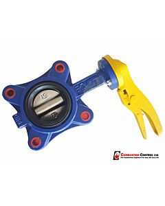 Lug Butterfly Valve DN65 PN16 Gas Rated