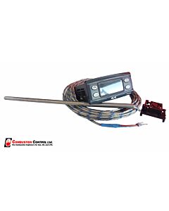 Eliwell thermostat IC912 with 6m J type probe for flue temp