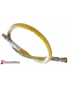 Gas Hose Dn20 x 1500 Yellow plastic cover