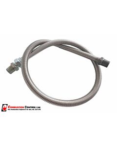 BES Ltd. Hose 1/2x 1000mm Red Heater (no cover)