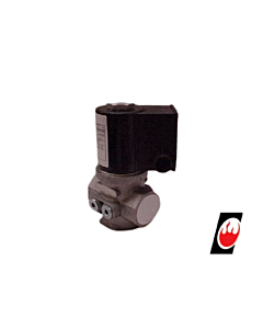Black Teknigas Solenoid Operated Gas Safety Shut-off valve 3/4" Fast Opening with Flow Adjustment
