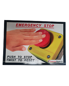Emergency switch sign