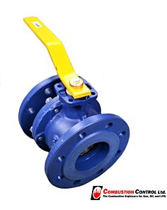 Ball valve DN100 flanged PN16, Cast Iron Body
