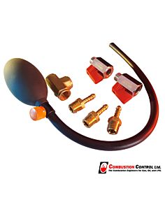 Test Tee with Hand Bellows Complete Kit