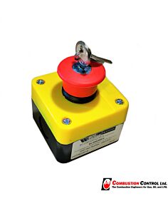 Black Teknigas Emergency Shut Off Switch with Key