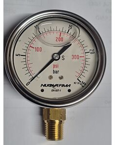 Pressure Gauge 360PSI (25Bar)