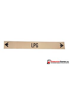 LPG Gas Label