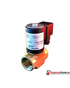 MADAS DN20 24VDC Brass Solenoid Valve pmax 200mbar