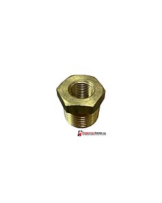Brass Reducing bush male1/2"-1/4"