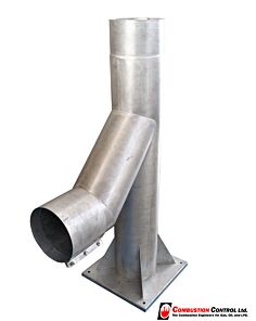 SS 250 dia Flue Base Superac 520