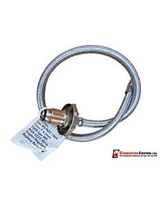 LPG hose POL 5/16" Invert flare H/W 8mm 600mm