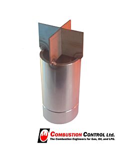 Bombfin & nozzle in Stainless Steel DN15