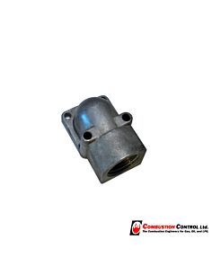 Black Teknigas Valve Flanged Elbow 1/2"