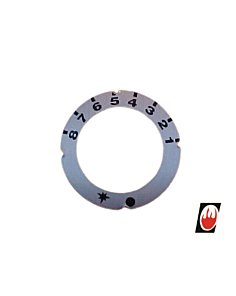 Escutcheon 'Thermostat' for 24