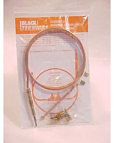 Black Teknigas Universal Thermocouple with Interrupter 7001/S/900mm