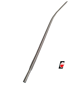 Pilot Tube 1/4" S/S 304 fluted 24" long