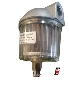 Oil Diesel filter 1/2" connection clear bowl