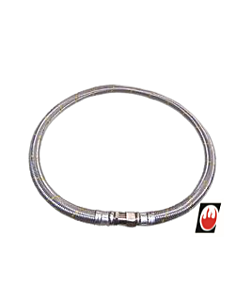Gas hose 19mm SS braided FC/M 1200mm