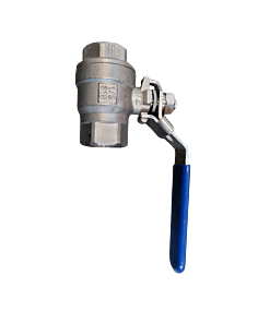 Ball Valve Stainless Steel Lockable 1/2"
