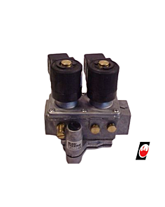 Black Teknigas Double Solenoid Valve With Regulator 3/8" 230V 60mbar(Max) 2443212-45