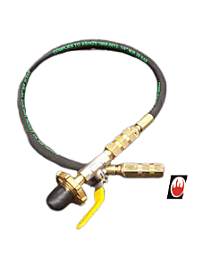 LPG Pol, 1/4"bsp 1000mm, HP Hose