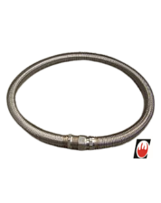 Gas Hose corrugated s/s 1" x 600mm M/Fc BSP