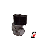 Black Teknigas Solenoid Operated Gas Safety Shut-off valve 2" Fast Opening with Flow Adjustment