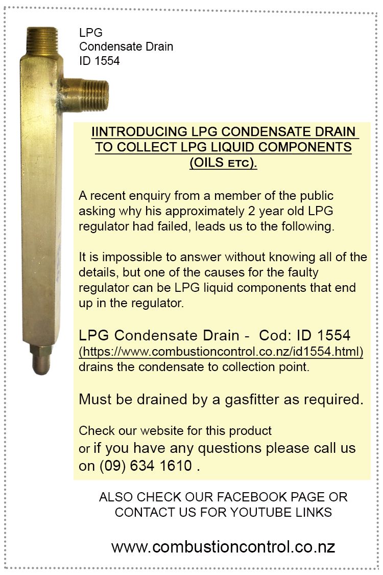 LPG Condensate Drain