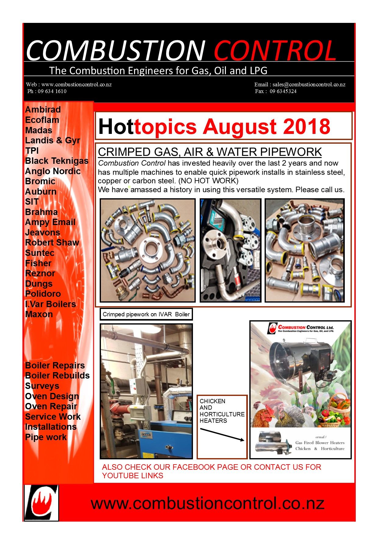 August 2018 newsletter page 1